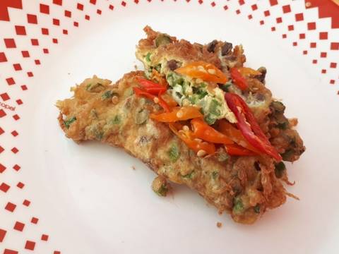 Bala-bala Isi Ati Ampela DEBM recipe step 8 photo