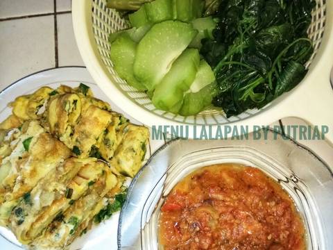 Menu Lalapan Sambel Terasi recipe step 4 photo