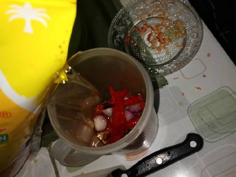 Cumi asin tinta saus padang