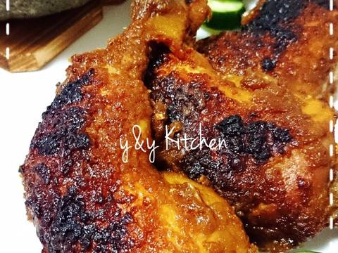 Resep Ayam bakar bumbu opor + sambal korek oleh yNy - Cookpad