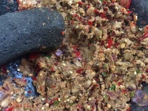 Sambal Oncom Leunca recipe step 2 photo