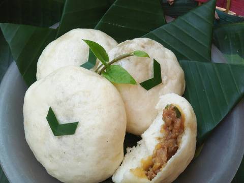 Pao (bakpao) lembut isi ayam kecap recipe step 8 photo