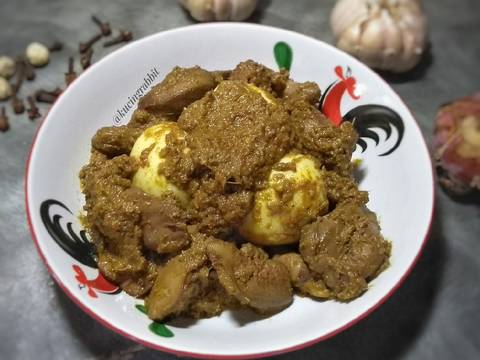 Rendang Hati Ayam & Telur Simple recipe step 5 photo