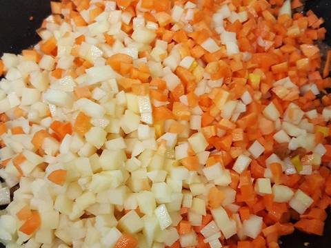 Lontong daging rendang recipe step 6 photo