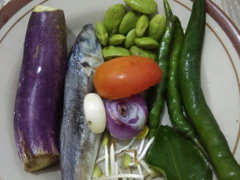 Tumis PPT (peda pete terong) recipe step 1 photo