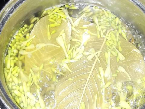 Tumis Bunga Pepaya Pete recipe step 1 photo