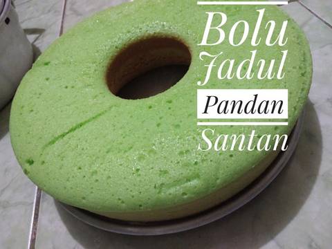 Bolu jadul pandan santan recipe step 7 photo