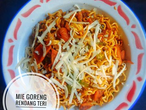 Mie Goreng Rendang Teri recipe step 6 photo