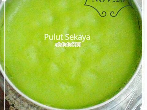 Serimuka pandan ketan / pulut sekayo melayu recipe step 6 photo