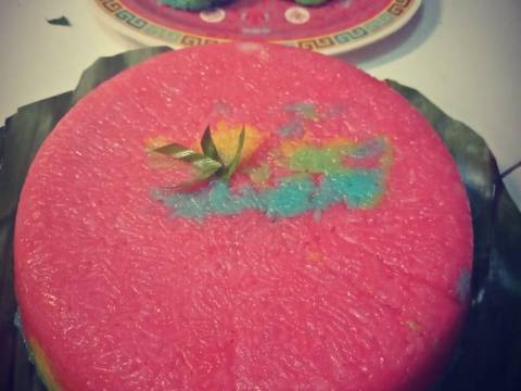 Wajik pelangi recipe step 8 photo