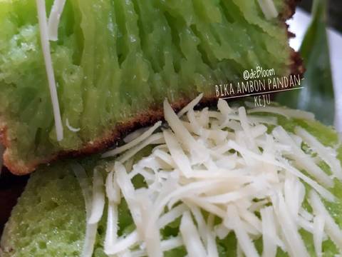 338. Bika Ambon Pandan-Keju Menul recipe step 16 photo