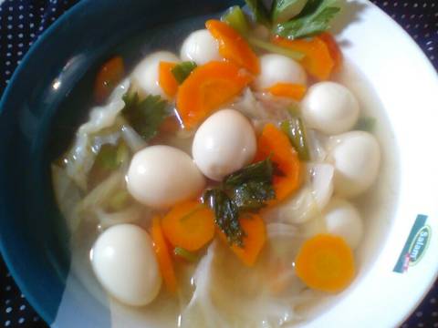 5.Soup telur puyuh bumbu sedeeep#Bikinramadhanberkesan