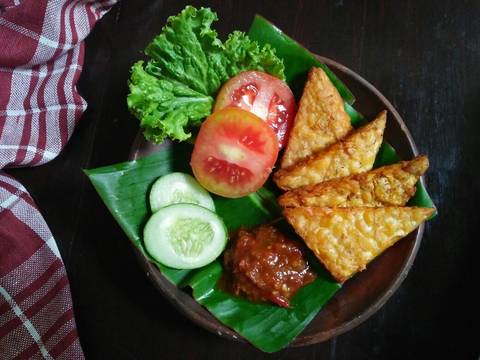 Tempe Goreng sambel TERASI maknyus