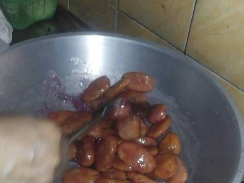 Getaz singkong strawbery (gemblong) recipe step 6 photo