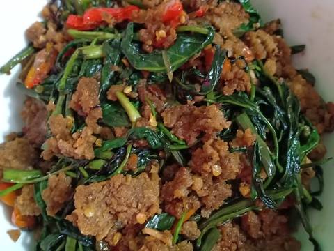 Kangkung Pedas Oncom recipe step 3 photo
