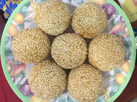 Onde onde wijen isi kacang ijo recipe step 5 photo