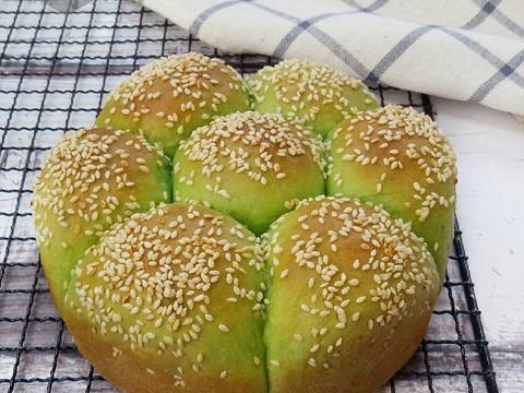 Resep Roti Sobek Pandan (eggless) oleh Genika yulia - Cookpad