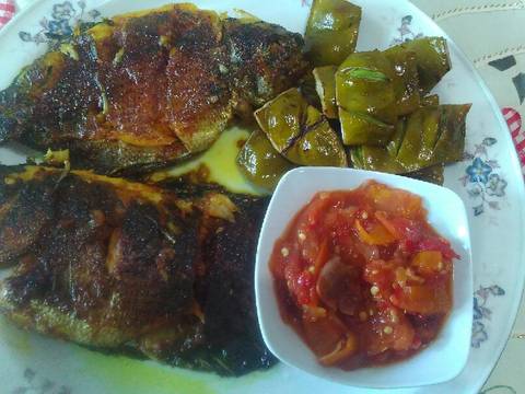 Biawan panggang,petai,sambal tomat mentah(Banjarmasin) recipe step 6 photo