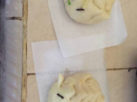 Bakpao / pao landak lembut isi cokelat,keju,greentea recipe step 8 photo
