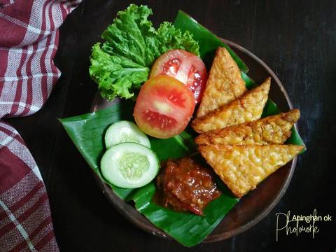 Tempe Goreng sambel TERASI maknyus