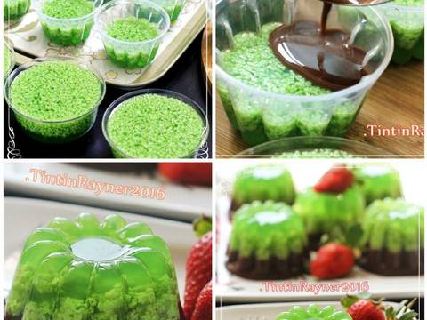  Resep  Puding  Lumut  Pandan Cokelat gurih bangett oleh 