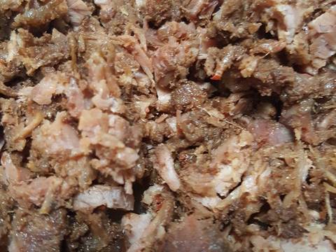Lontong daging rendang recipe step 4 photo