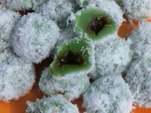 Onde onde isi keju, cokelat dan gula merah recipe step 3 photo