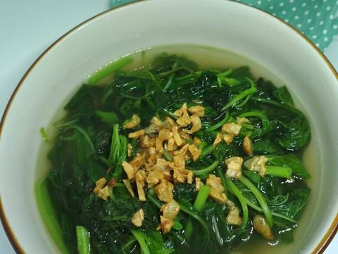 01.Tumis Bayam Bawang Putih #bikinramadanberkesan #menusahur