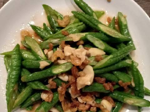 Cah Kacang Panjang Saos Udang recipe step 2 photo