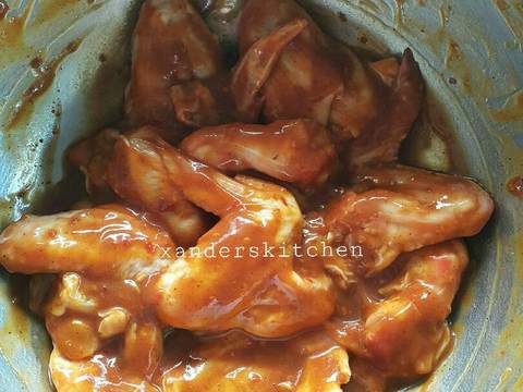 Resep Spicy garlic chicken wings oleh Xander's Kitchen 