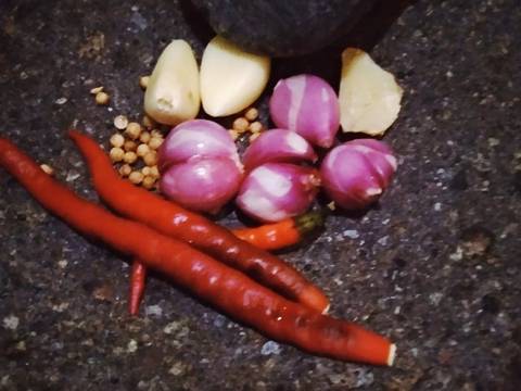 10. Oblok - Oblok Petet (Bunga Bawang) recipe step 2 photo