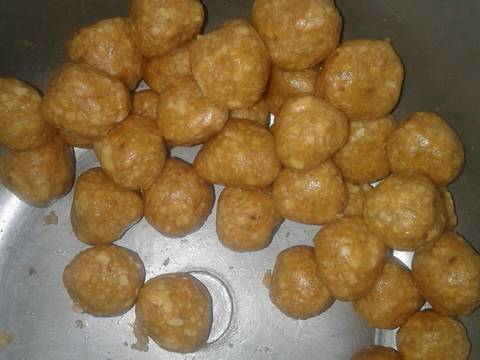 Mochi pinky isi kacang recipe step 4 photo