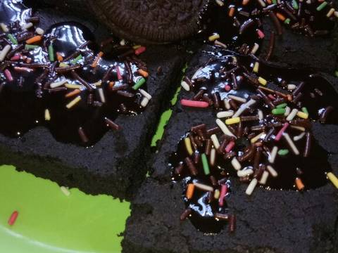 Brownis Oreo 2 bahan aja