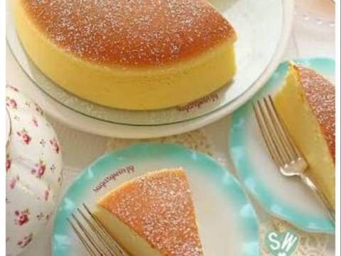 Japanese chesee soft cake pemula