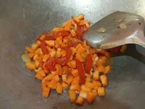 Sayur tumis pelangi😁