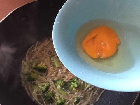 Brokoli enoki sup telur #homemadebylita
