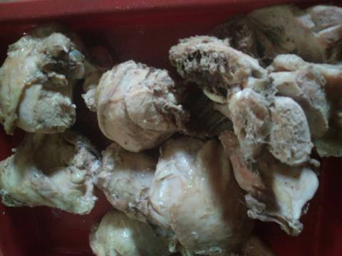 Ayam penyet pedes