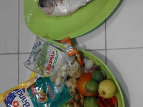Ikan bakar gurame + Lalapan recipe step 1 photo