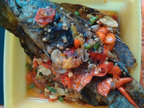 Kerapu tumis cabe bawang pedas