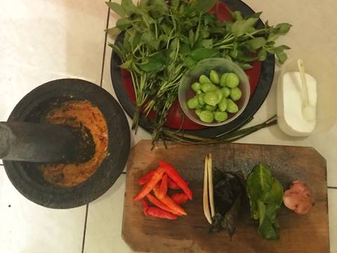 Gulai Tunjang Petai Kemangi recipe step 2 photo
