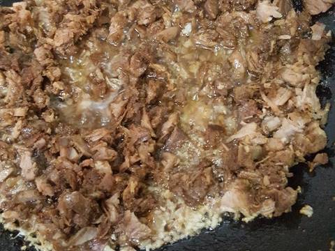 Lontong daging rendang recipe step 5 photo