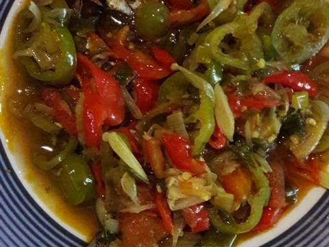 Asin peda(beureum) kuah cabe recipe step 7 photo