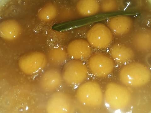 Biji salak/ candil ubi kuning recipe step 4 photo