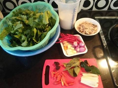 Rendang pakis ikan tongkol recipe step 2 photo