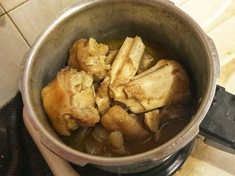 Gulai Tunjang Petai Kemangi recipe step 1 photo
