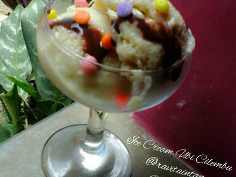 Ice cream ubi cilembu (3 bahan) no emulsifier, no whip cream dll recipe step 7 photo
