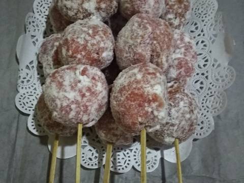 Sate Donat buah naga recipe step 2 photo