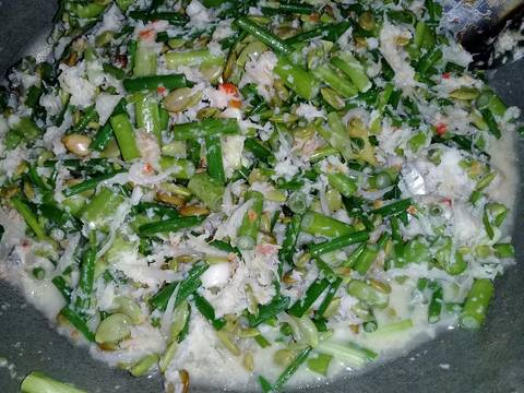 Oblok-oblok puthut dan petai cina recipe step 3 photo