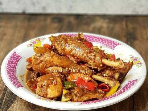 Resep Ayam Kecap Sundaharus recook oleh Xander's 