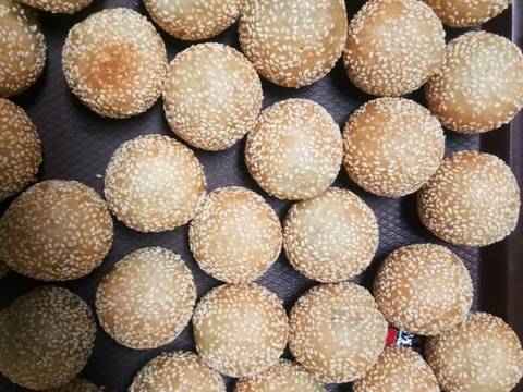 Onde Wijen no kentang...garing di luar lembut di dalamÃ°Å¸Ëœâ€žÃ°Å¸Ëœâ€žÃ°Å¸Ëœâ€ž recipe step 10 photo